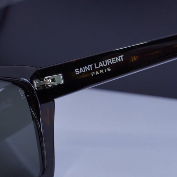 Saint Laurent SL 276 MICA 033 Cat Eye Sunglasses - Dark Havana/Grey main image 11